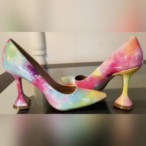 Watercolors pumps.  8.5